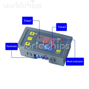 T3230 Digital Time Delay Relay Cycle Timer Control Switch AC110-220V DC12V 24V - Picture 1 of 17