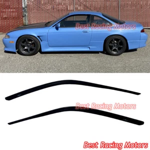 For 1995-1998 Nissan 240SX S14 2dr Coupe JDM Style Side Window Visors - Picture 1 of 3