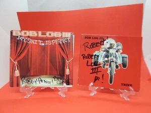 Bob Log III - my shit is perfect & Trike CD Lot signed - Picture 1 of 4