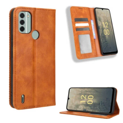 For Sharp Rouvo V Luxury PU Leather Magnetic Flip Wallet Case + Screen Protector - Image 1 of 4