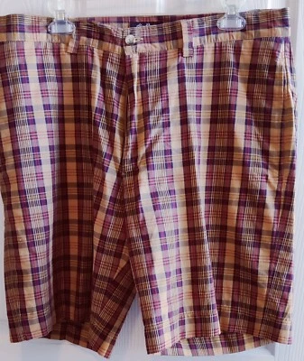 Alan Riverer, Hombre, Talla 36, Rojo, Negro, Marrón, Pantalones Cortos, Bolsillos, Cremallera Foto 1 de 4