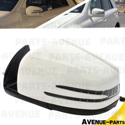 Espejo retrovisor izquierdo del conductor blanco para Mercedes ML / GL350 550 2005-2011, 16 pines Foto 1 de 4