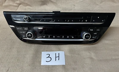 2017-2020 BMW 530i TEMPERATURE HVAC CLIMATE CONTROL PANEL WITH RADIO CONTROLS - Image 1 of 4