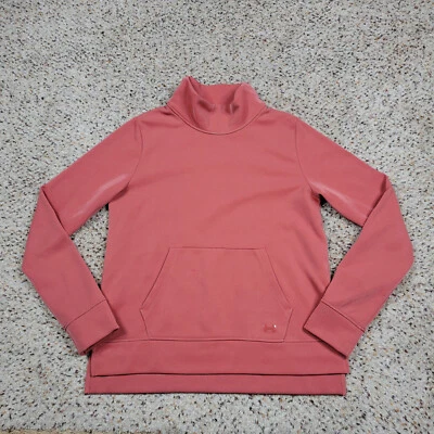 Sudadera Under Armour Mujer Extra Pequeña Naranja Suéter Pullover Coldgear A9* Foto 1 de 4