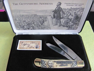 Frost Cutlery SET-150/GB 150th Anniversary Gettysburg Address Trapper Pocketknif - Image 1 of 4