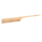 5pcs Bamboo Hair Rat Tail Comb Rounded Teeth Heat Resistant Anti Static Rat GF0