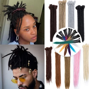 20inch Ombre Dreadlocks Hair Extensions Synthetic Crochet Braiding Dreads Loc - Picture 1 of 92