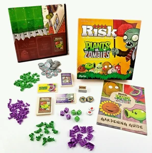 Risk Plants vs Zombies Collectors Edition Game Replacement Parts Pieces Cards - Picture 1 of 11