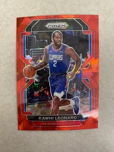2021-22 Panini Prizm #71 Kawhi Leonard Red Ice - Picture 1 of 2