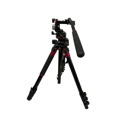 3Pod Orbit 4-Section Aluminum Tripod Lightweight Fluid Video Head Bag 3PP4AOR - Image 1 of 4