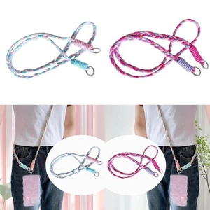 Cell Phone Lanyard, Portable Mobile Phone Rope Strap for Keychain, Camera, MP3, - Zdjęcie 1 z 11