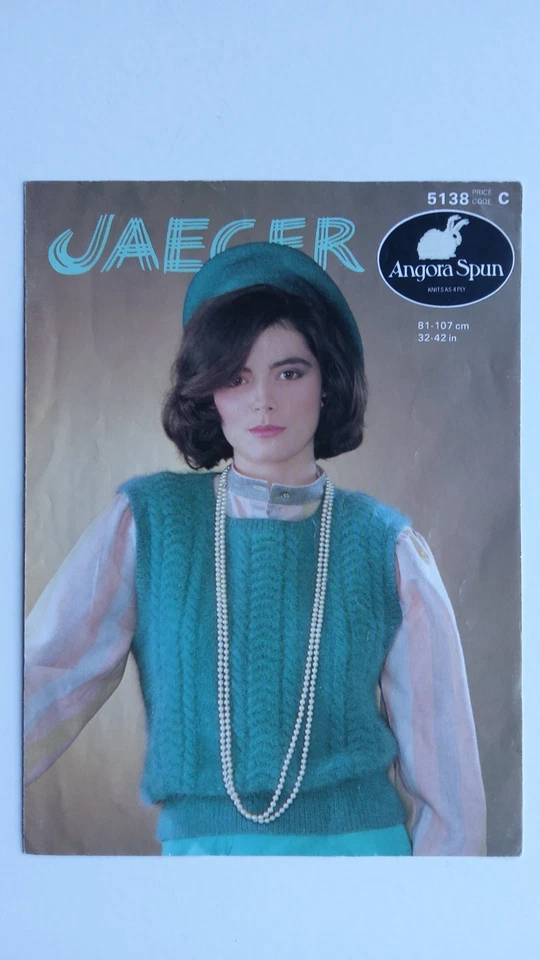 JAEGER 5138 TOP  KNITTING PATTERN - Image 1 of 3