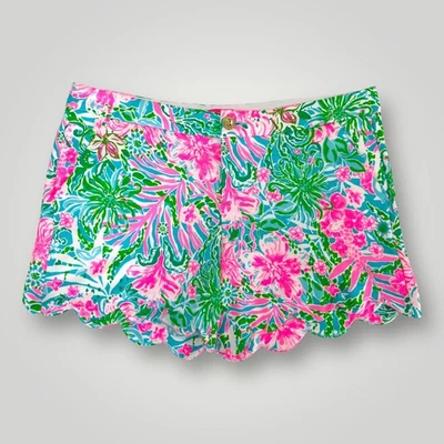 Corto tejido Lilly Pulitzer Buttercup para mujer 12 hojas de Amalfi It Wild floral nuevo con etiquetas $74 Foto 1 de 4
