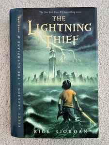 The Lightning Thief by Rick Riordan 1st Edition 12th Printing HC/DJ - Picture 1 of 13