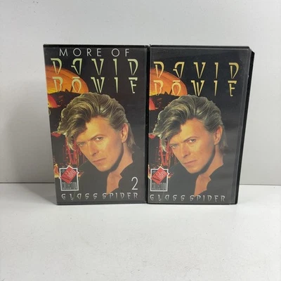 David Bowie Glass Spider Tour 2 VHS Set The Video Collection Rare Music - Image 1 of 4