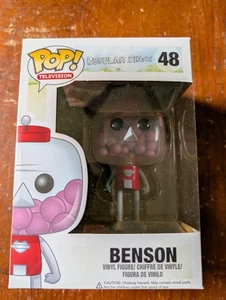 Funko POP! Benson #48 Regular Show Vaulted Vinyl Figure In Box Rare Cartoon  - Picture 1 of 9