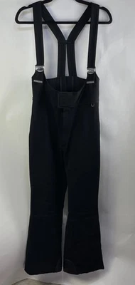 Pantalones de esquí Roffe Targa de colección para mujer 14 negros garra cremallera baberos de esquí EE. UU. Foto 1 de 4