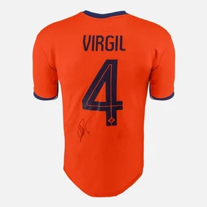 Virgil Van Dijk Signed Netherlands Shirt 2024-25 Home [4] - Picture 1 of 4