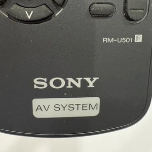 OEM Sony Remote Control RM-U501 AV System Black - Picture 1 of 3