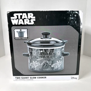 Star Wars dos cuartos (2 cuartos) Olla de cocción lenta con gres extraíble Disney - Imagen 1 de 12
