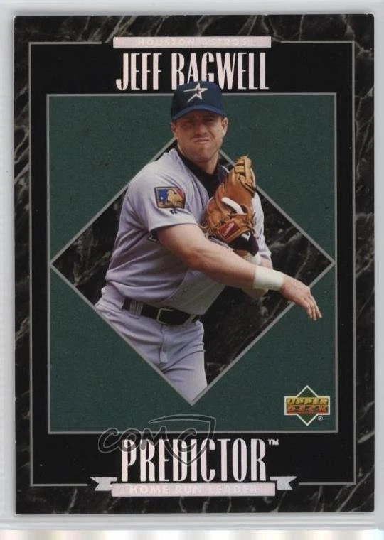 1995 Upper Deck Retail Predictor League Leaders Prizes Jeff Bagwell #R6 HOF - Image 1 of 2