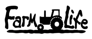 Farm Life Tractor Car Truck Window Laptop Vinyl Decal Sticker - Picture 1 of 4