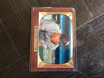 1955 BowMan Vic Janowicz #114 Pittsburgh Pirates - Image 1 of 2