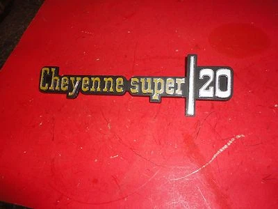 Camión Chevrolet Cheyenne Super 20 1974 emblema 6273133 K20 1975, 1976, 1977 como nuevo Foto 1 de 3