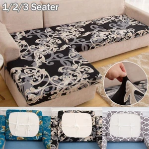 Sofa Seat Cover Seater Cushion Covers Couch Slipcovers Elastic Settee Protector - Picture 1 of 27
