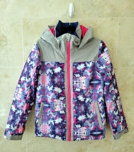 Roxy Youth Girls Snowboard Ski Hooded Jacket Sz 14 XL Dry flight Technology 10K - Picture 1 of 11