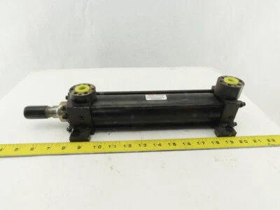 Cilindro hidráulico Schrader fole 2" furo 8" curso dupla ação - Imagem 1 de 4