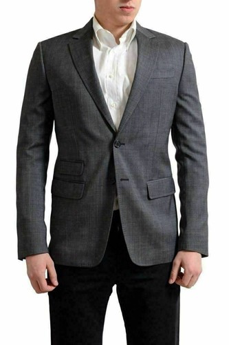 Cappotto Blazer Uomo Dsquared2 ""Milano Cut"" 100% Lana Due Bottoni US 40 IT 50