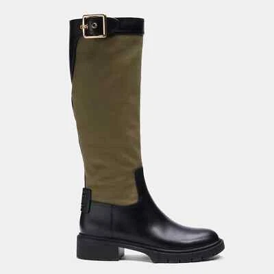 Bota Leigh COACH Z126110 para mujer negra/verde talla US 9.5B EU 40 Foto 1 de 4