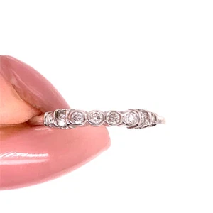 0.20ct Round Brilliant Cut Diamond Ring in 14k White Gold - Bild 1 von 3