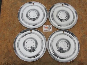 💫1951-1952 CHRYSLER WINDSOR, SARATOGA 15" WHEEL COVERS, HUBCAPS, SET OF 4💫 - Picture 1 of 15