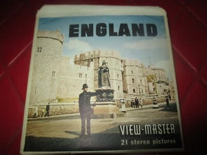 NIP Vintage SET of 3 ENGLAND World Travel Series VIEW-MASTER Reel SET - 1960's - Picture 1 of 2
