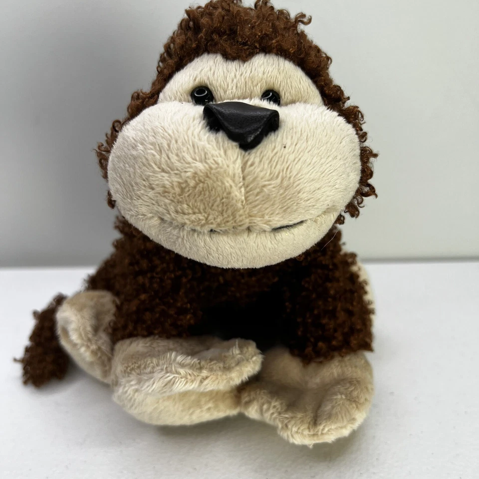 Ganz Webkinz Cheeky Monkey Plush Curly Brown Stuffed Animal Toy 8 Inch HM080 - Image 1 of 4