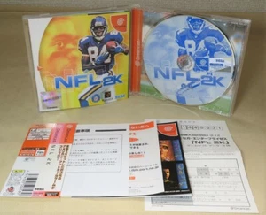 NFL 2K Dreamcast Sega DC Japan video game tested working disc sport football JP - Picture 1 of 12