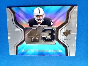 2007 SPX MICHAEL BUSH #WM-BU WINNING MATERIALS JERSEY OAKLAND RAIDERS - Picture 1 of 2