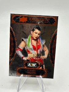 2024 AEW - Diamante Negro - Colección Exquisita - Naranja /50 - #27 Hikaru Shida - Imagen 1 de 2