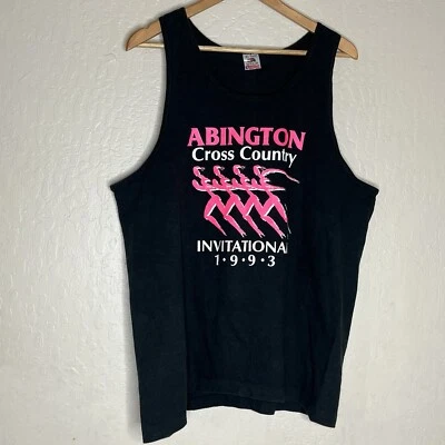Camiseta sin mangas Penn State Abington Crosscountry Invitational 1993 de colección talla XL Foto 1 de 4