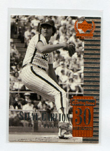1999 UPPERDECK CENTURY LEGENDS # 30  STEVE CARLTON , PHILLIES
