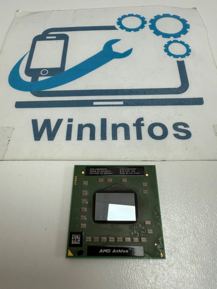 AMD Athlon 64 X2 QL-66 Dual Core Processor 2.2 GHZ COMPAQ 615 (Ref: CPQ615UQL) - Image 1 of 1