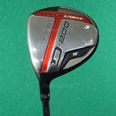 LH Wilson Staff D-200 Fairway 15° 3 Wood UST Elements 49FS Graphite Stiff *READ* - Image 1 of 4