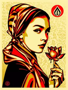 Póster artístico callejero numerado firmado Natural Springs OBEY Giant Shepard Fairey 2015 - Imagen 1 de 3