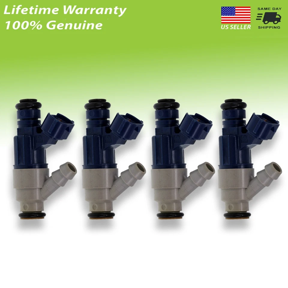 X4 Inyectores de combustible OEM BOSCH para Volkswagen Beetle Golf Jetta 1998-2000 2,0 L I4 Foto 1 de 1
