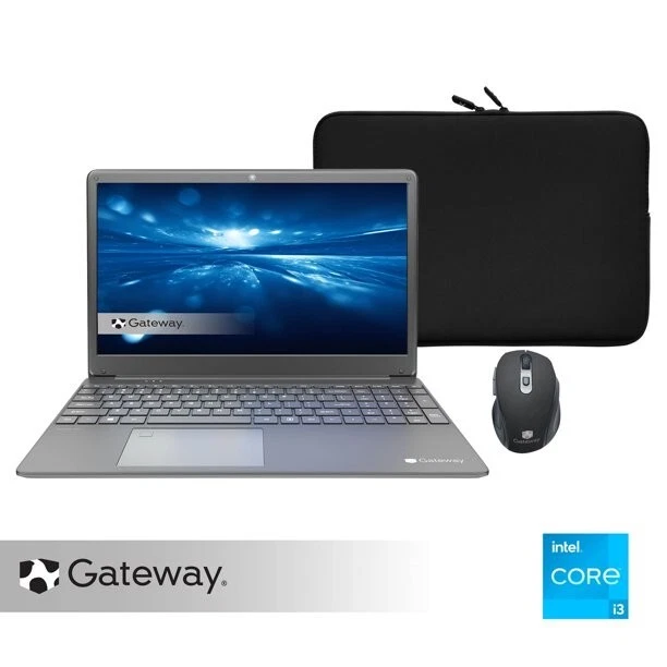 Portátil Gateway 15.6" Ultra Delgado con Estuche de Transporte y Mouse Inalámbrico, FHD, Inte Foto 1 de 2