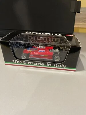 Brumm R367-M Ferrari 126 CK #27 Villeneuve Montecarlo 1981 1/43 Muletto T-car - Immagine 1 di 4