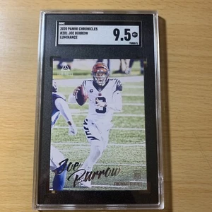 2020 Panini Chronicles #201 Joe Burrow Luminance SGC 9.5 Mint + Bengals Rookie - Bild 1 von 3