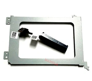 NEW Dell XPS 15 9570 Precision 5530 K0K71 HDD Hard Drive Cable+Caddy+Rubber Rail - Afbeelding 1 van 7
